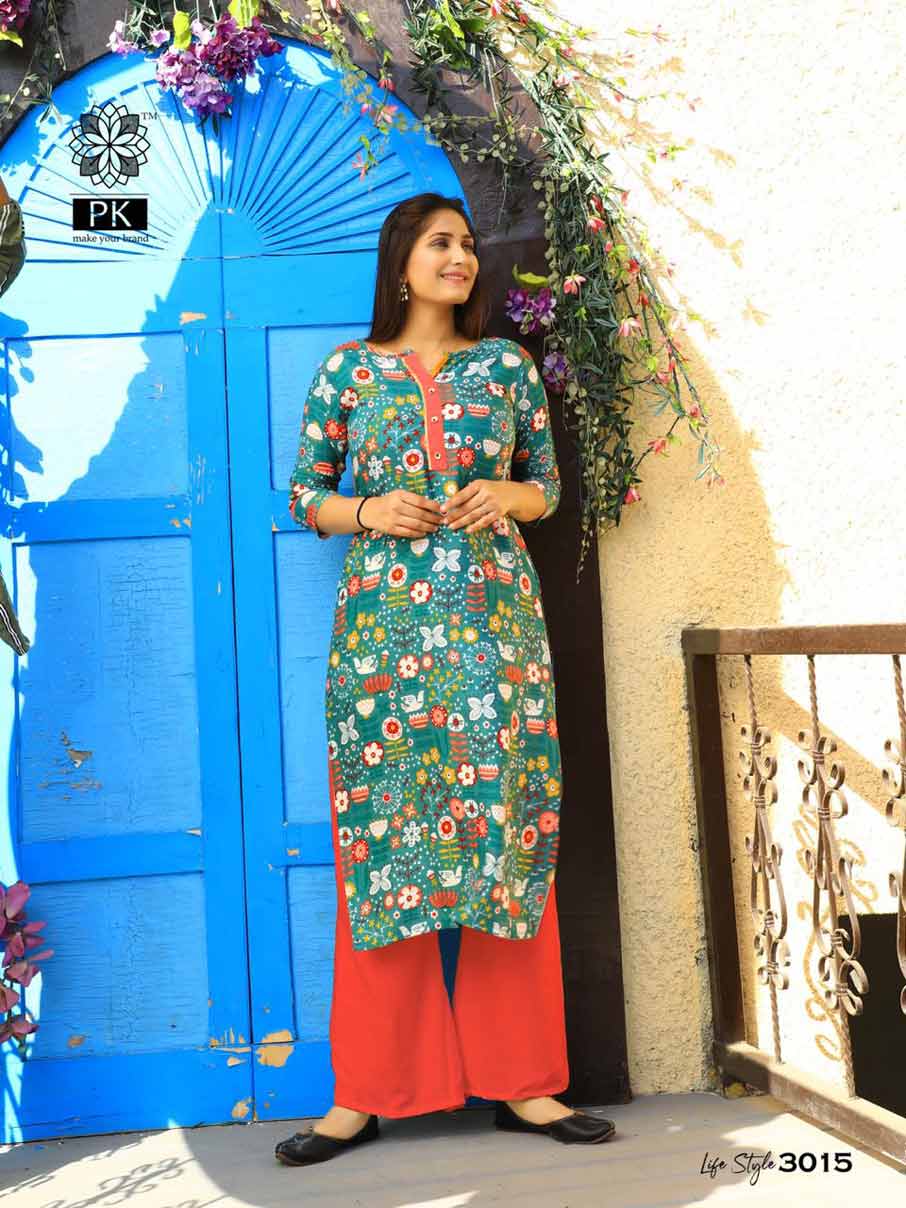 Lifestyle Vol-3 Rayon Cotton Wholesale Kurti Lifestyle Vol-3 Rayon Cotton Wholesale Kurti